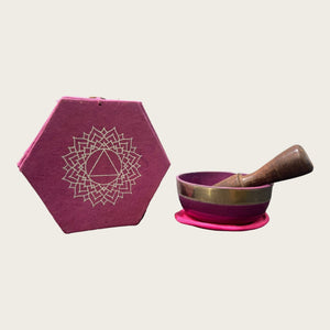 Travel-Friendly Palm-Sized Singing Bowl Chakra Set or Buy Individually - Perfect for On-The-Go Healing and Relaxation