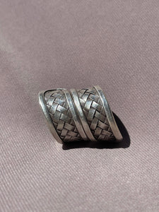 Karen Hill Tribe Silver Ring |  98.5% Silver | Adjustable Silver Hand Woven Ring